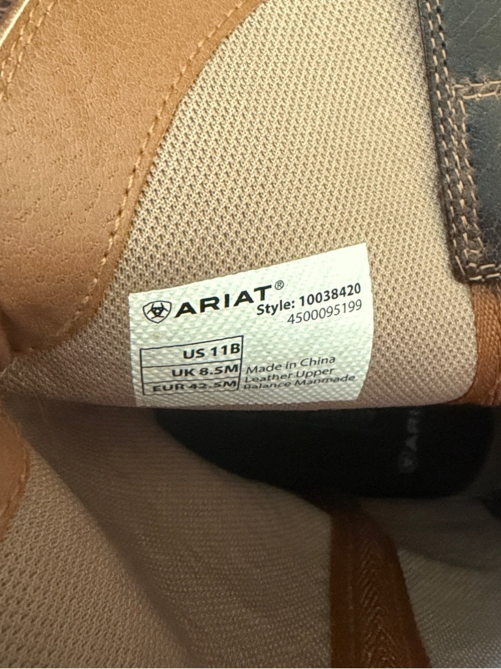 Women’s Brown Embossed Leather Western Boots- Ariat - Picture 2 of 2